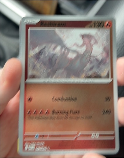 2023 Pokemon ME02: Phantasmal Flames #017 Reshiram — front