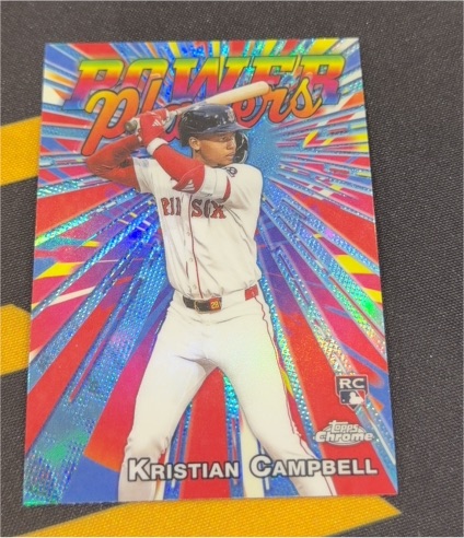 2025 Topps Chrome Update #PP-27 Kristian Campbell — front