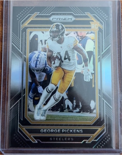 2022 Panini Chronicles Prizm Black #PB-20 George Pickens — front