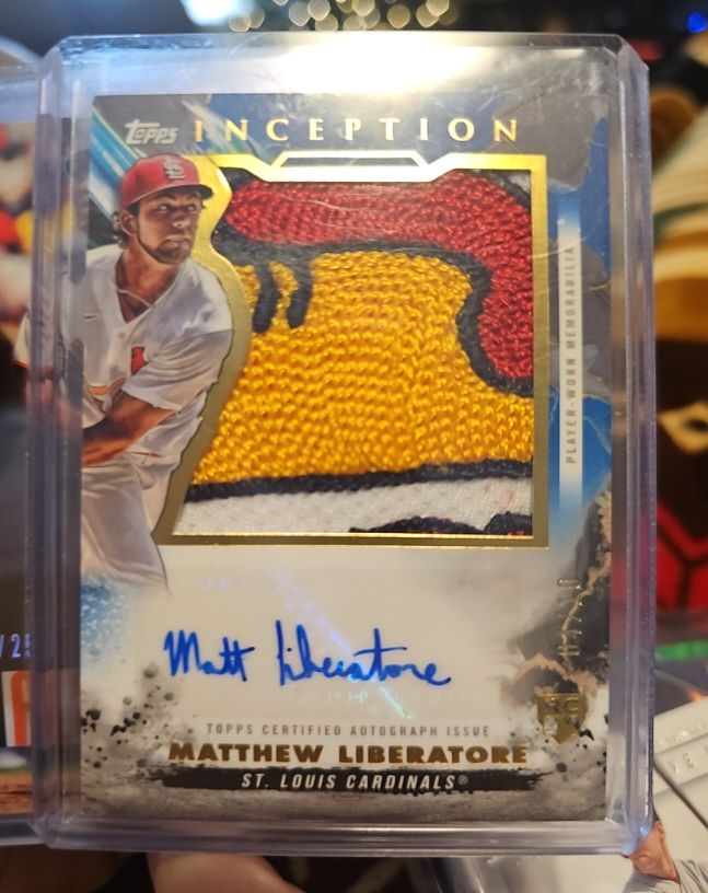 2023 Topps Inception #IAP-ML Matthew Liberatore — front