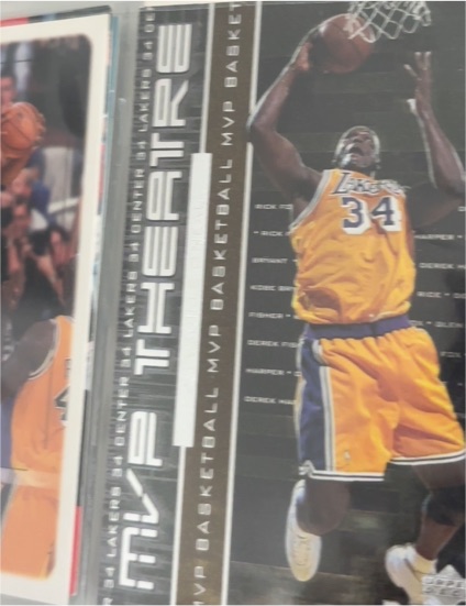 1999 Upper Deck MVP #M3 Shaquille O'Neal MVP Theatre — front