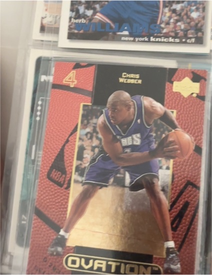 1999 Upper Deck Ovation #4 Chris Webber — front