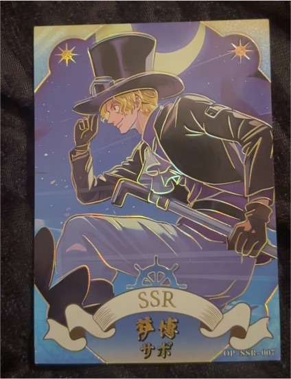 One Piece 25th Anniversary SSR Card OP-SSR-007 Mad Hatter — front