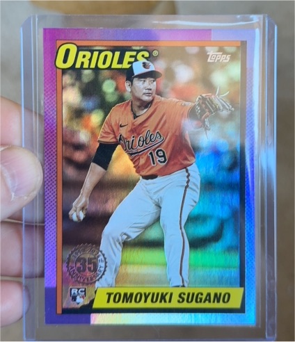 2025 Topps Update Series 1990 Topps #U90-18 Tomoyuki Sugano — front