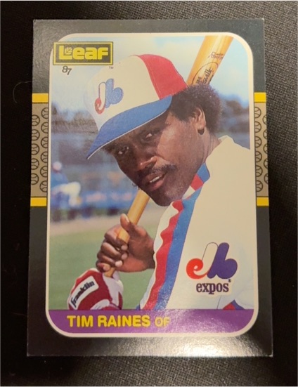1987 Leaf #149 Tim Raines — front