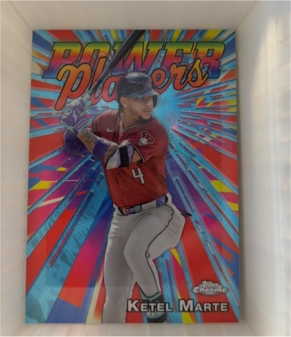 2025 Topps Chrome Power Players #PP-4 Ketel Marte — front