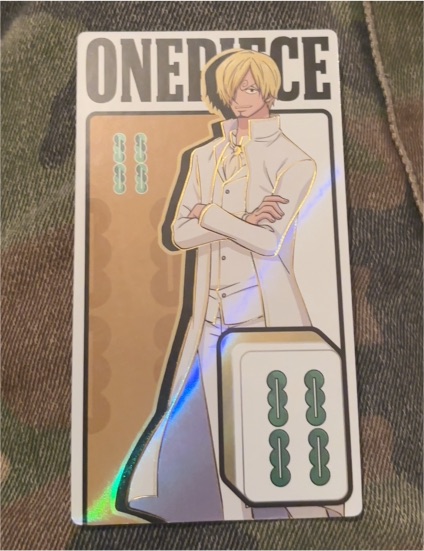 One Piece Acrylic Card Sanji — front