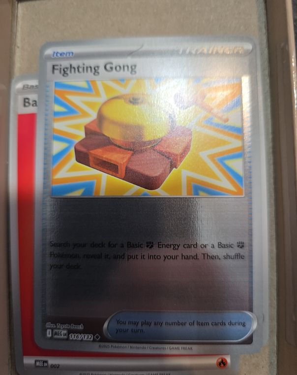 2015 Pokemon Mega Evolution #116 Fighting Gong — front