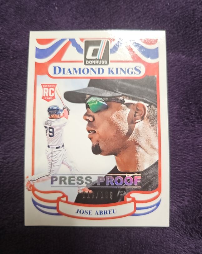 2014 Donruss Diamond Kings Press Proof #223 Jose Abreu — front