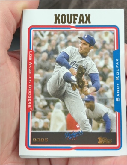 2025 Topps Archives #211 Sandy Koufax — front