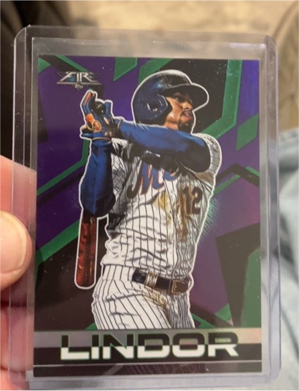 2021 Topps Fire #133 Francisco Lindor — front