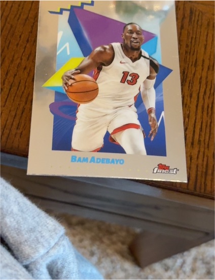 2025 Topps Finest #83 Bam Adebayo — front