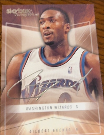 2004-05 SkyBox Autographics #53 Gilbert Arenas — front