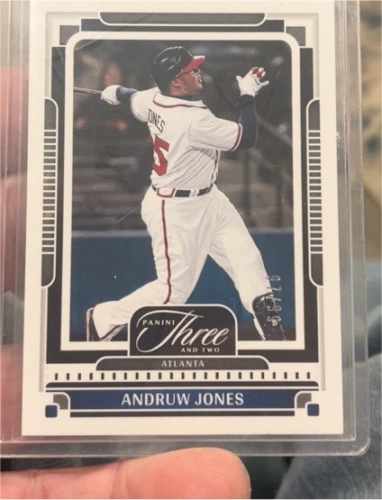 2025 Panini Three and Two #26 Andruw Jones — front