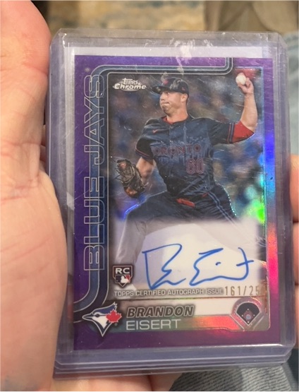 2025 Topps Chrome #RA-BE Brandon Eisert — front