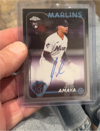2024 Topps Chrome #RA-JAM Jacob Amaya — front