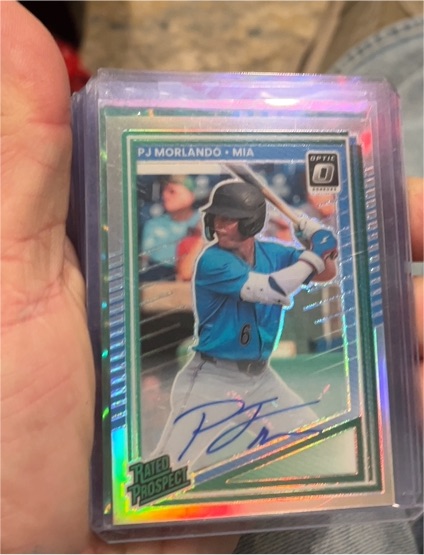 2025 Donruss Optic Rated Prospect #168 PJ Morlando — front