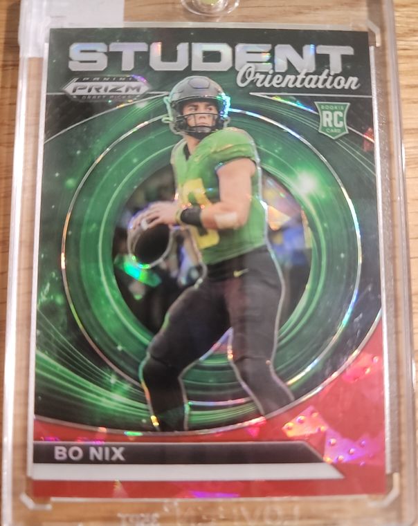 2024 Panini Prizm Draft Picks #SO-BN Bo Nix Student Orientation — front