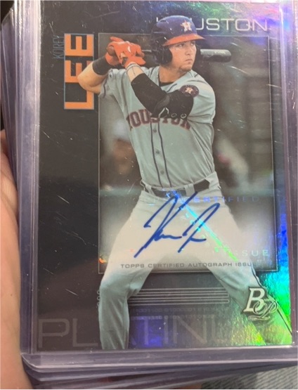 2020 Bowman Platinum #TOP-54 Korey Lee — front