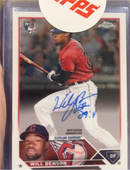 2023 Topps Chrome #RA-WB Will Benson — front