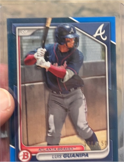 2024 Bowman #BP-118 Luis Guanipa — front