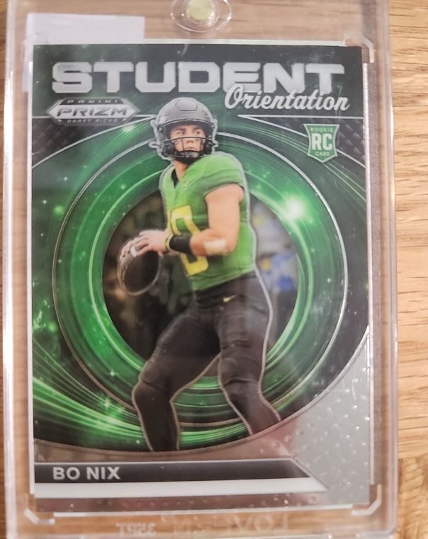 2024 Panini Prizm Draft Picks Student Orientation #SO-BN Bo Nix — front