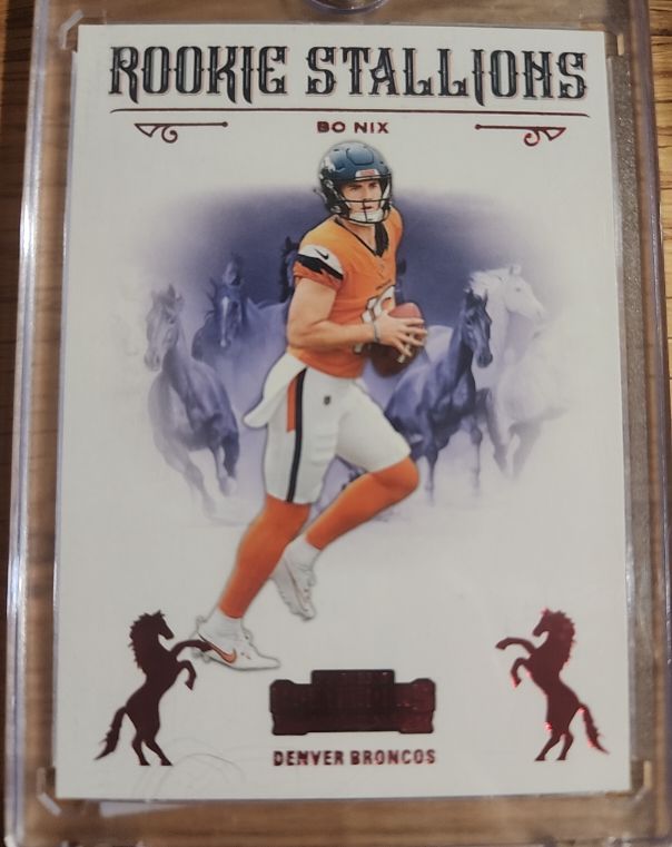 2024 Panini Contenders Rookie Stallions #2 Bo Nix — front