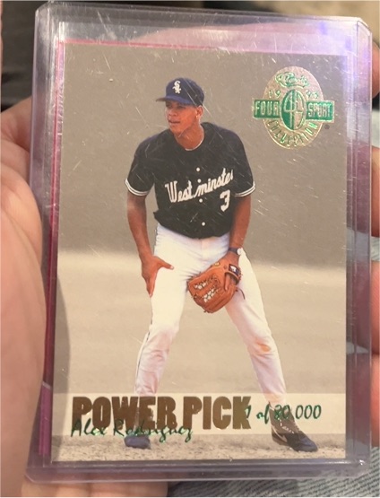 1993 Classic Four Sport Power Pick #PP15 Alex Rodriguez — front