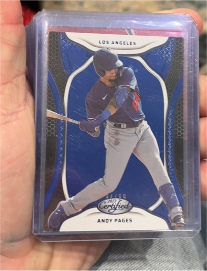 2023 Panini Chronicles Certified #45 Andy Pages — front