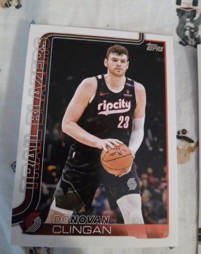 2025-26 Topps #126 Donovan Clingan — front