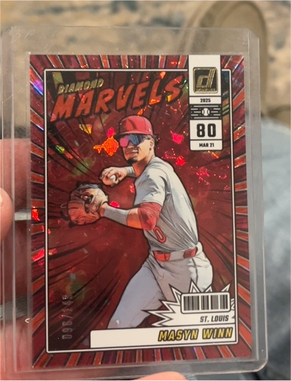 2025 Donruss Diamond Marvels #3 Masyn Winn — front