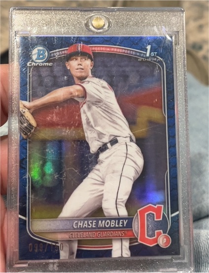 2025 Bowman Chrome #BCP-56 Chase Mobley — front