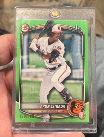 2025 Bowman Prospects #BP-33 Aron Estrada — front