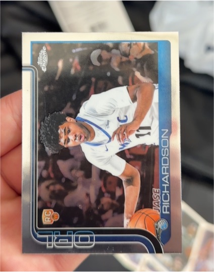 2025-26 Topps Chrome #275 Jase Richardson — front
