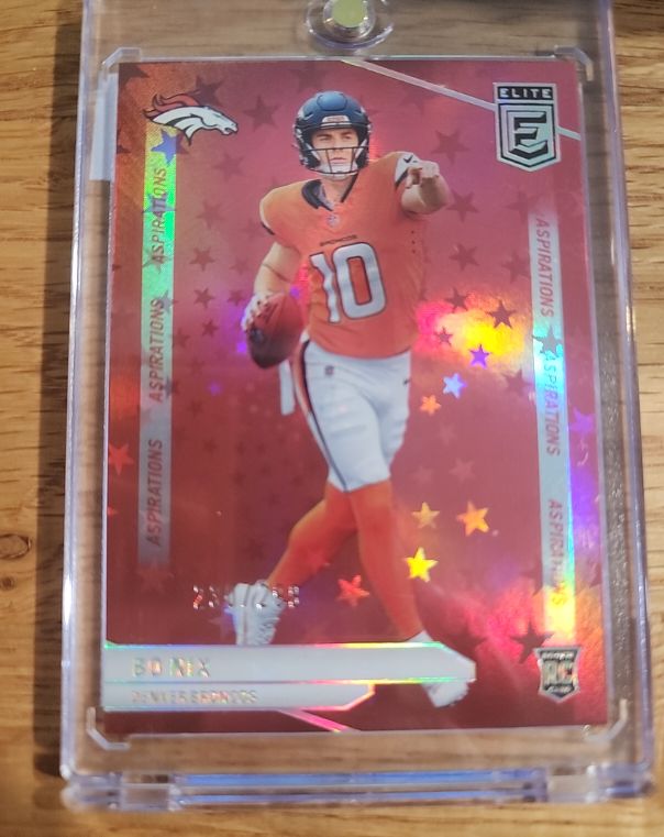 2024 Panini Donruss Elite #175 Bo Nix Aspirations — front