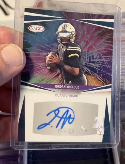 2025 Sage Low Series #A-JM3 Jordan McCloud — front