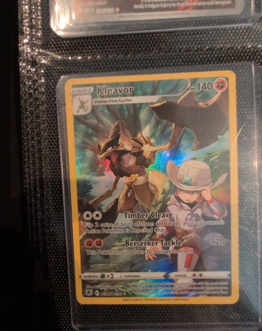 2022 Pokemon Astral Radiance Trainer Gallery #TG08 Kleavor — front