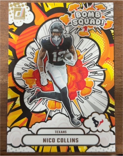 2025 Panini Donruss Bomb Squad #BS-NCS Nico Collins — front