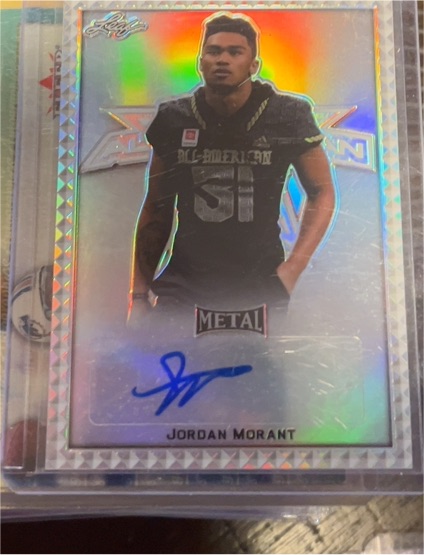 2020 Leaf All American Metal #51 Jordan Morant — front