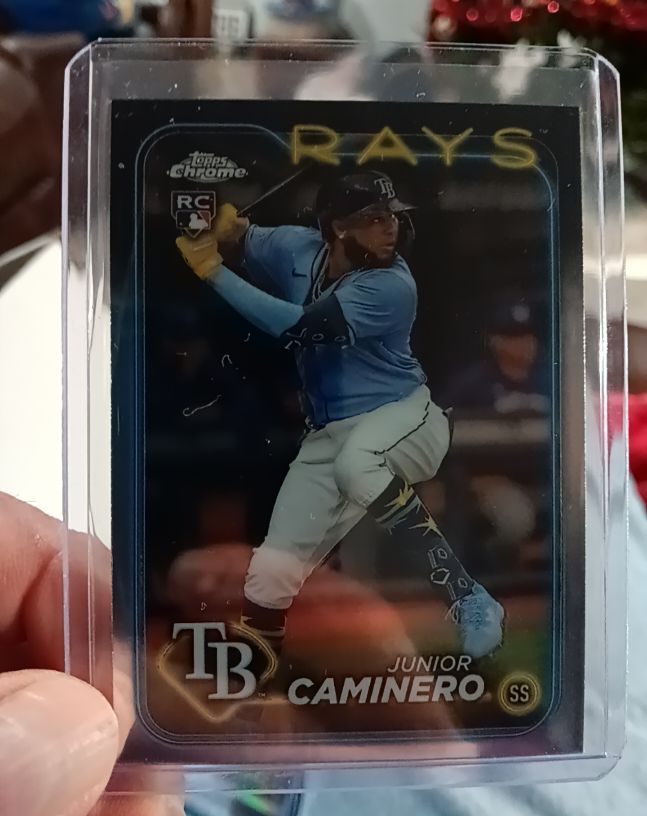 2024 Topps Chrome #213 Junior Caminero — front