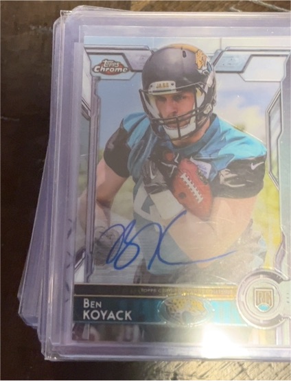 2015 Topps Chrome #145 Ben Koyack — front