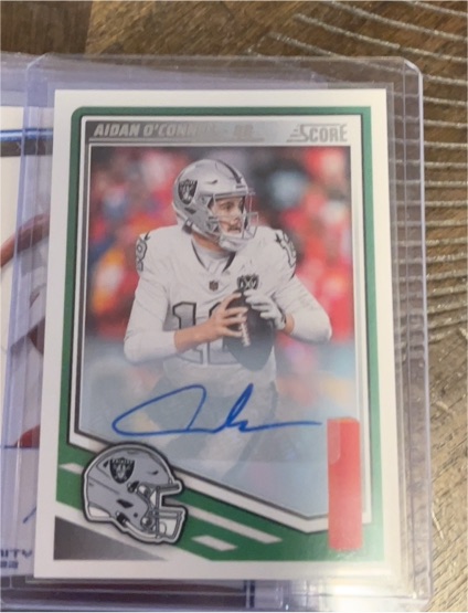 2025 Panini Score #82 Aidan O'Connell — front
