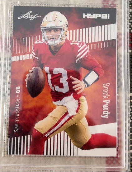 2022 Leaf HYPE! Brock Purdy — front