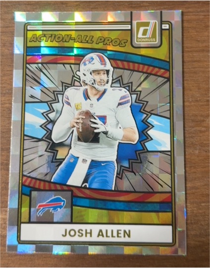 2025 Panini Donruss #AAP-JAL Josh Allen Action-All Pros — front