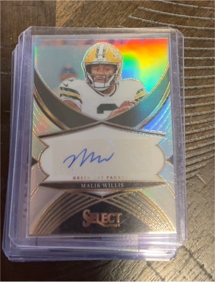 2024 Panini Select Signatures Malik Willis — front