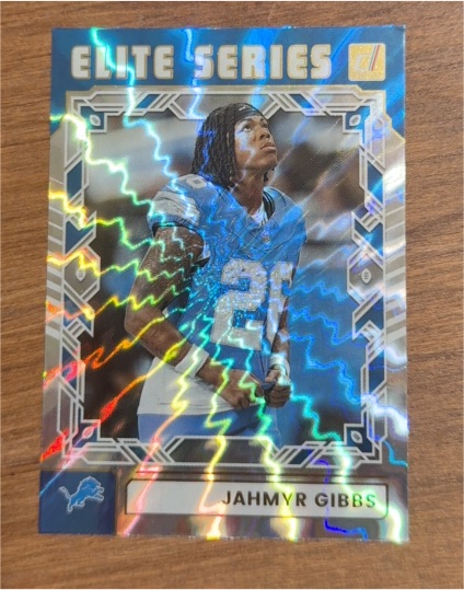 2025 Donruss Football Elite Series #TES-JGI Jahmyr Gibbs — front