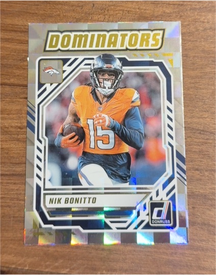 2025 Donruss Dominators #DOM-NBO Nik Bonitto — front