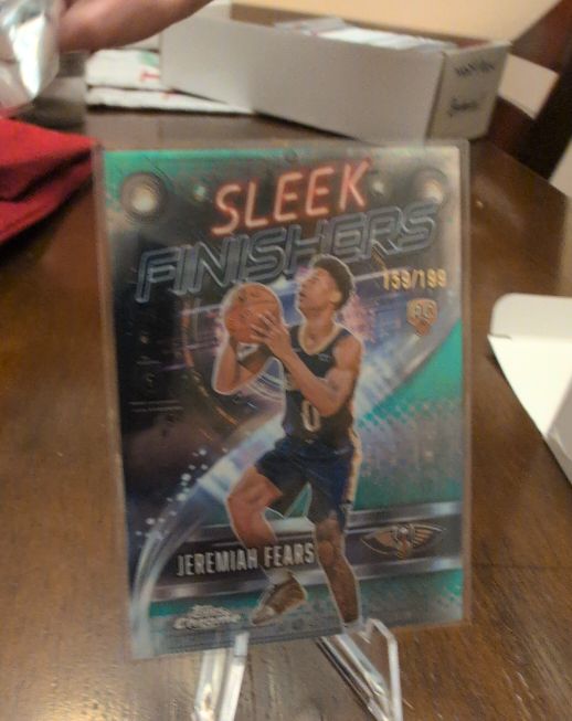 2025-26 Topps Chrome #SF-27 Jeremiah Fears Sleek Finishers — front