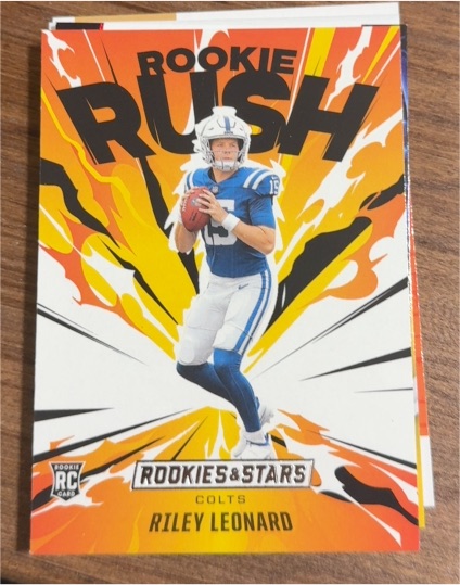 2025 Panini Rookies & Stars Rookie Rush #16 Riley Leonard — front