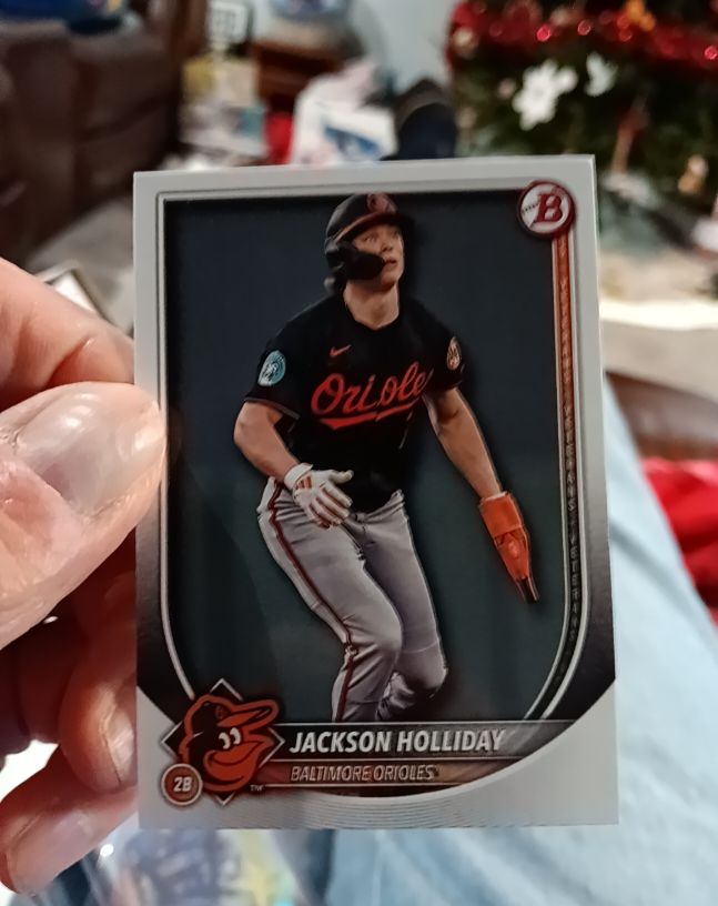 2025 Bowman #77 Jackson Holliday — front